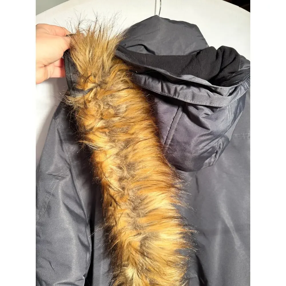 Canada Weather Gear Men's Charcoal Insulated Heavyweight Winter Parka Jacket